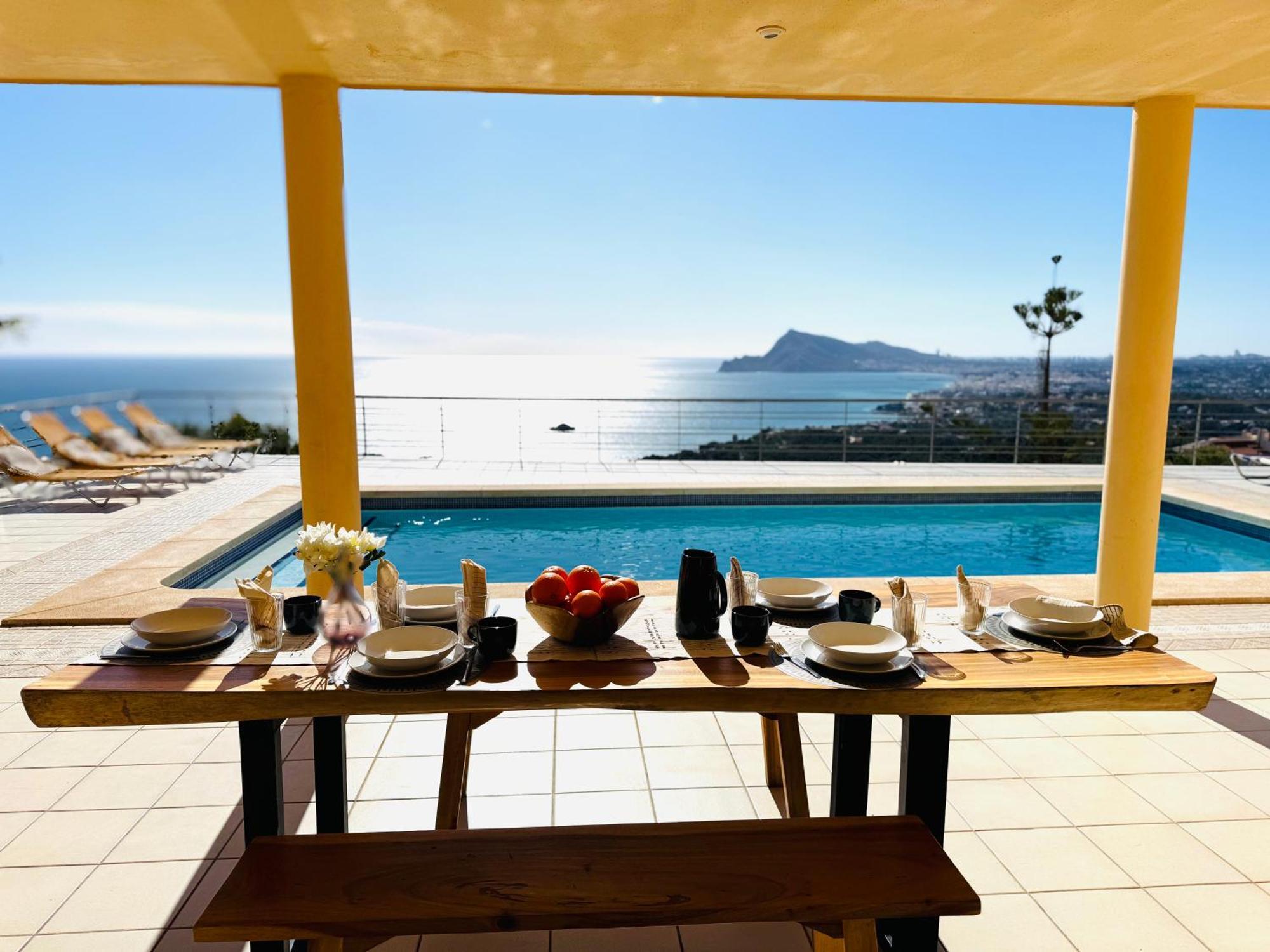 Seaview 6Br Villa With Private Pool Altea Dış mekan fotoğraf